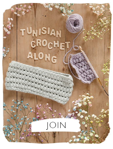 Tunisian Crochet Along CAL TOFT 